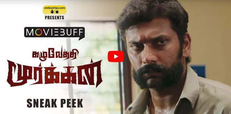 arulnidhi acting kazhuvethi moorkan movie sneak peek released