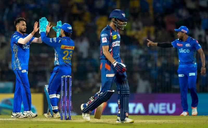 IPL 2023 Akash Madhwal got five wicket for 5 runs Mumbai Indians Eliminate Lucknow Super Giants from IPL 2023 jje 