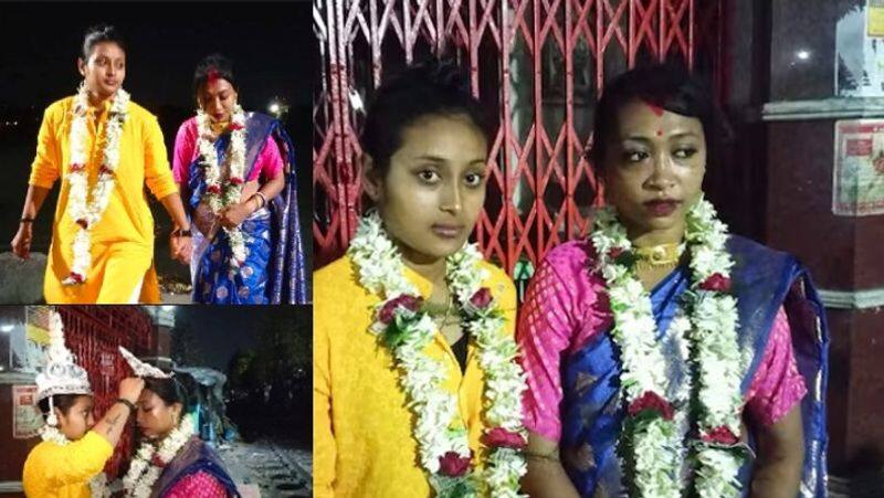 Same sex couple married in west Bengal This is the 3rd same sex wedding in Kolkata akb