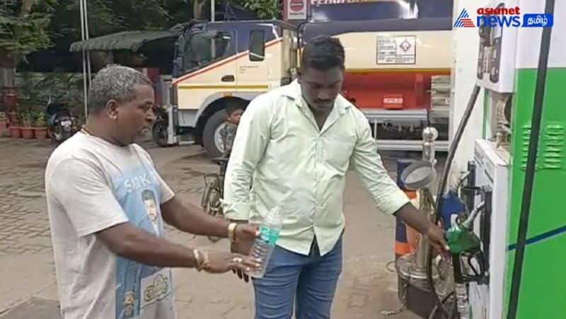 Petrol mixed with water for sale? Motorists who had an argument with the bunk worker!