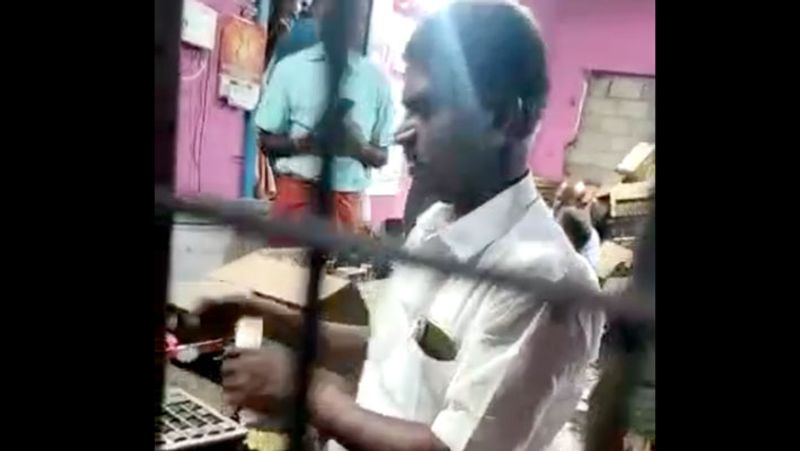 Tasmac sells beer at Rs.10 more! public argue with worker! Viral video!