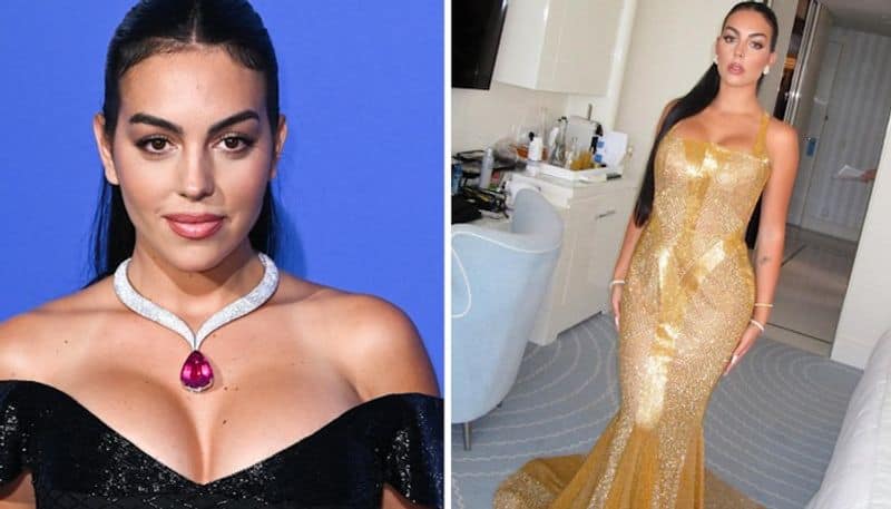 Georgina Rodriguez at Cannes 2023 Ronaldo girlfriend Netflix star wears 1 million Chopard necklace RBA