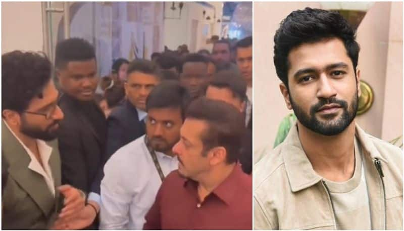 Vicky Kaushal Reacts To Being Pushed By Salman Khan Security sgk