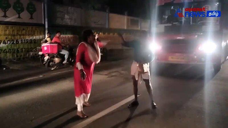 drunk woman make public nuisance in erode district