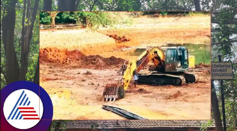 Sadankeri lake and baaro sadankeri park development work is fast at dharwad rav