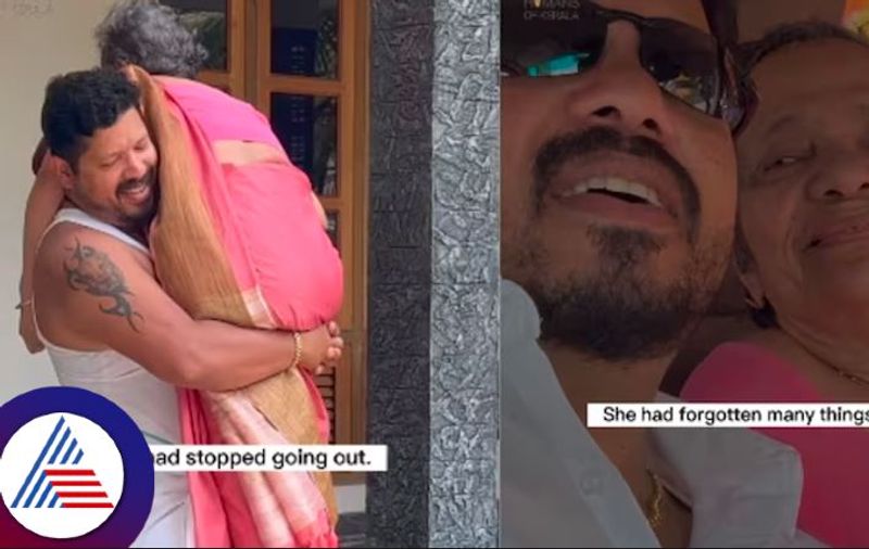 Kerala man meets his mother after 5 years. Viral video shows how he took her on a Road trip Vin