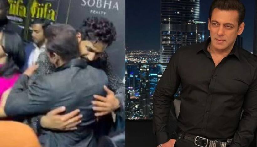 విక్కీ కౌశల్ కు సల్మాన్ ఖాన్ టైట్ హగ్.. వివాదానికి తెరదింపిన బాలీవుడ్ హీరో.. వైరల్ అవుతున్న వీడియో. 