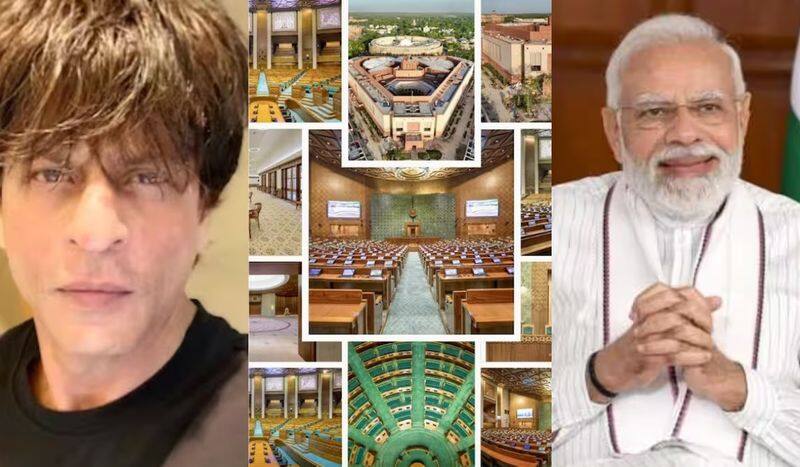 PM Modi reply to Shah rukh khan for express the beauty of new parliament building