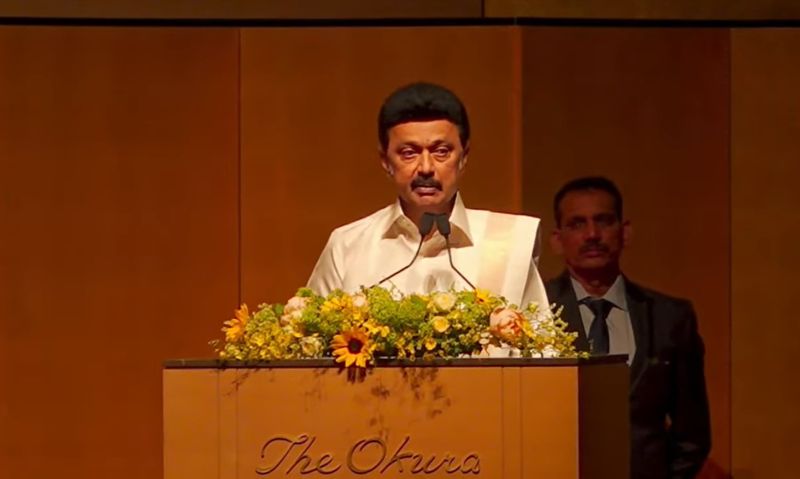 Saving Tamil language is saving Tamil people: Chief Minister MK Stalin speech in Japan