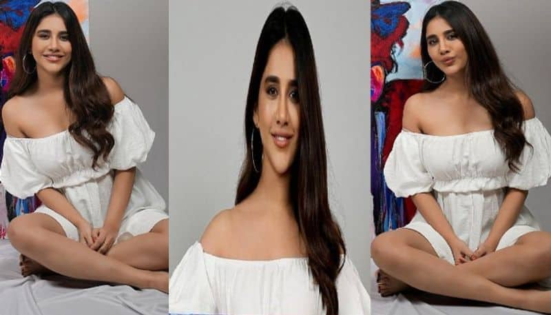 Actress  Nabha Natesh shared Charlie Chaplin  Painting Pics NSK