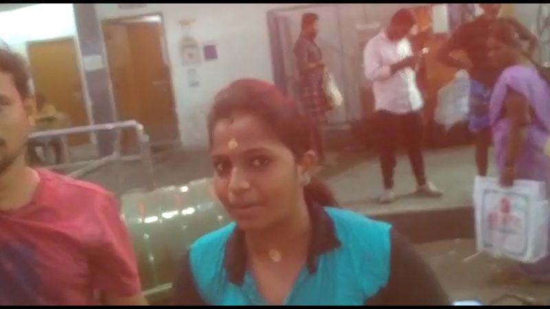 young woman argue with police officers in tirupur bus stand video goes viral