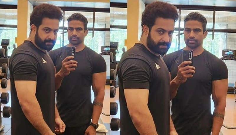 Jr NTR Begins gym Workout for Devara in Vacation Photo Viral NSK