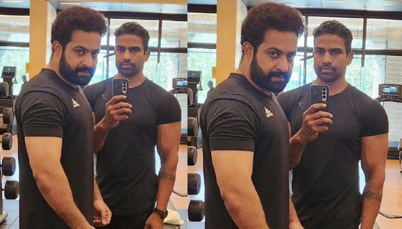 Jr NTR Begins gym Workout for Devara in Vacation Photo Viral NSK