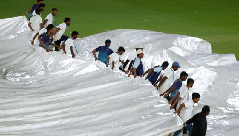 IPL 2023 Final CSK vs GT match stopped due to heavy rain in Narendra Modi Stadium Ahmedabad jje 