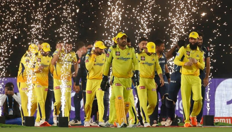 Chennai Super Kings and MS Dhoni clinch fifth IPL title in Rain played IPL 2023 Final jje 