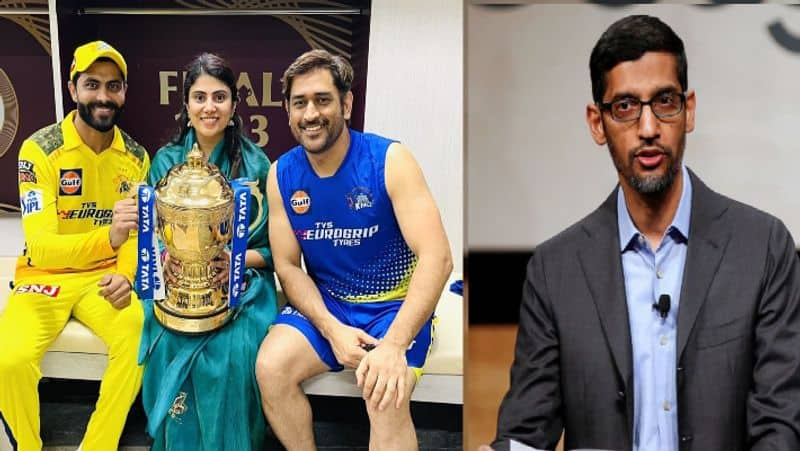 Google CEO Sundar Pichai Tweet about CSK and GT and TATA IPL