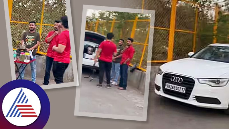 Amith Kashyap and team sell tea in audi car in Mumbai know about tea business