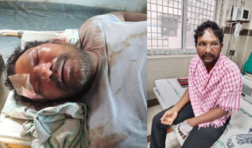 విజయవాడలో గంజాయి బ్యాచ్ వీరంగం... తండ్రికొడుకుపై రాళ్లదాడి