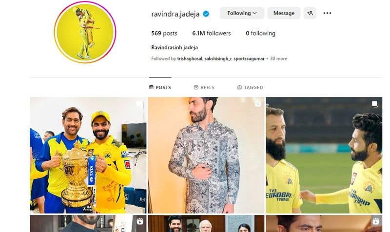 IPL 2023 CSK Ravindra Jadeja change insta dp to tribute MS Dhoni after historic Trophy win ckm