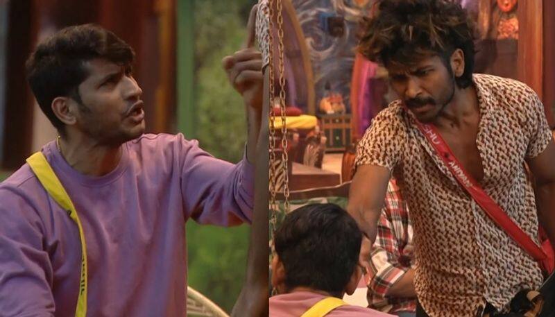 aniyan midhun against akhil marar in bigg boss malayalam season 5 nsn