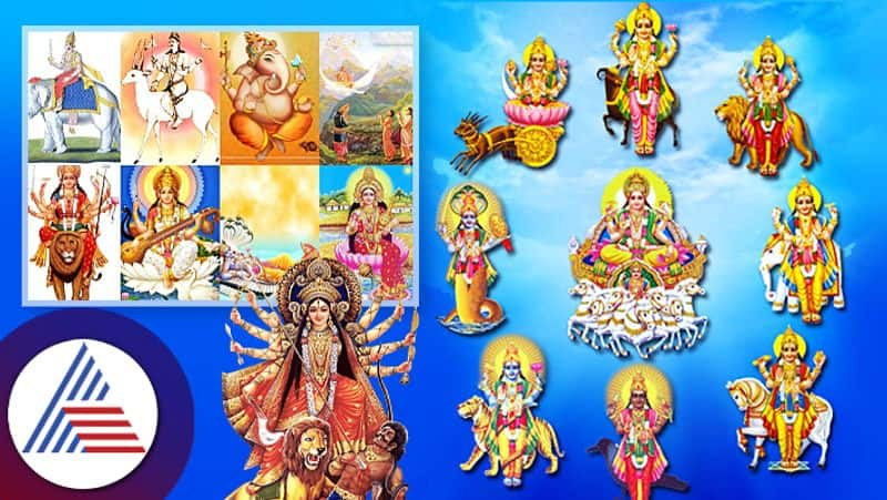 Hindu Gods and Goddesses and Their Vehicles skr