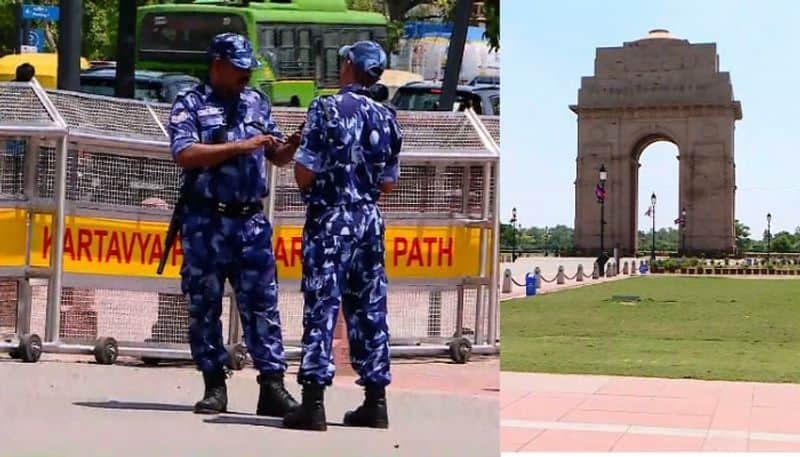 Wrestlers protest at India gate central forces given security charge kgn