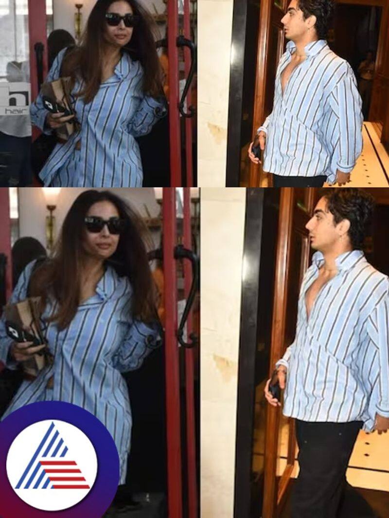 Malaika Arora dinner outing with son Arhaan trolled for using mom shirt vcs 