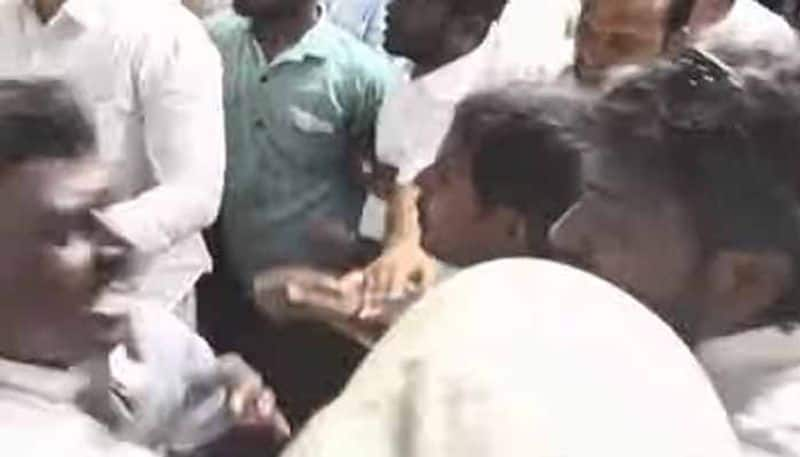 Congress  Workers  Attack Each other  In  Warangal  lns 