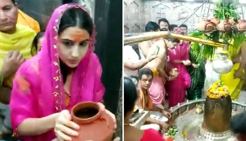 Sara ali khan reacts to netizens trolling for visiting Hindu Temple vcs 