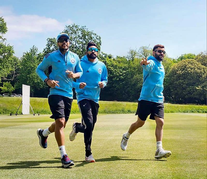 Team India Players training session ahead of WTC final kvn