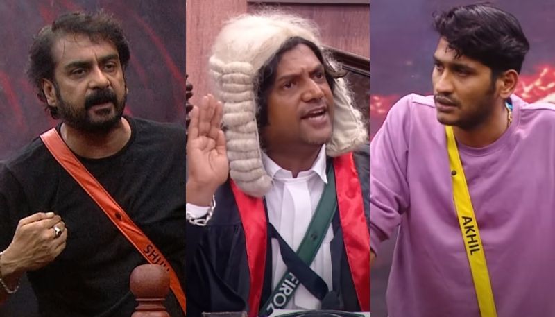 shiju ar supports akhil marar in bigg boss malayalam season 5 court task nsn