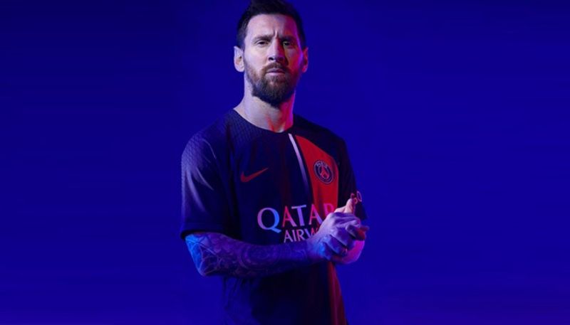 football Lionel Messi's presence in PSG new 2023-24 home kit promotions leave fans confused snt