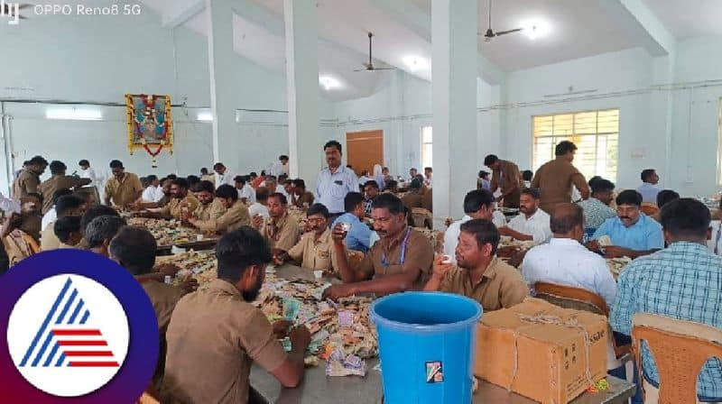 hundi kanike collecting in male mahadeshwara temple hanur at chamarajanagar rav