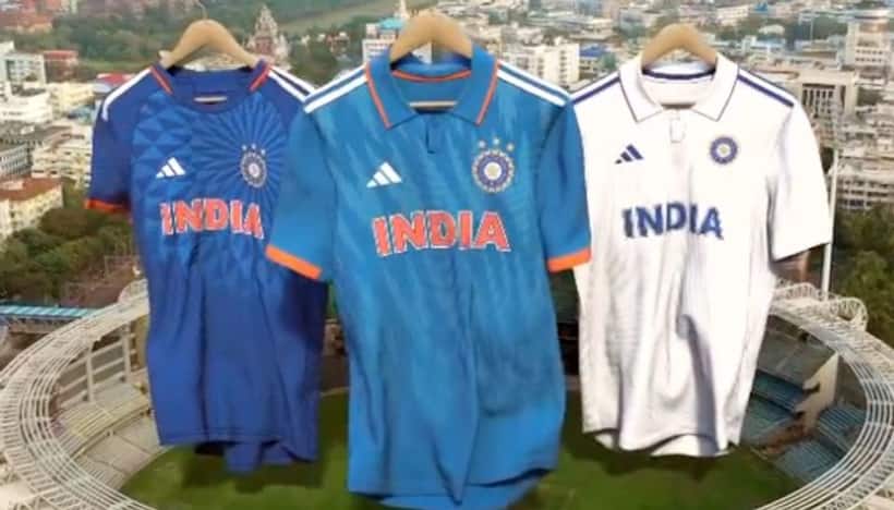 Team India's new jerseys unveiled ahead of WTC Final; fans go gaga over 'Real Madrid like' Test shirt