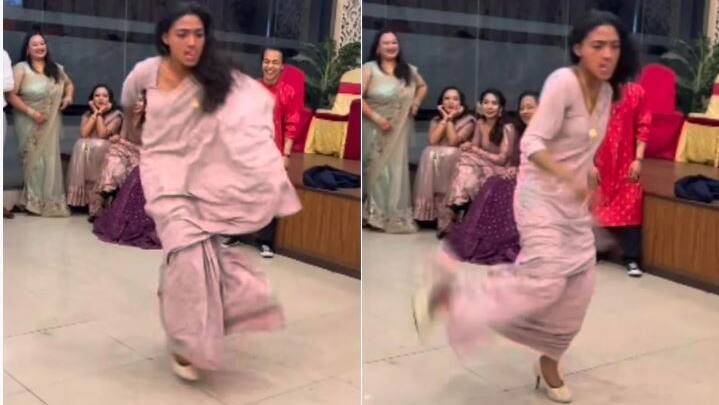 break dance in saree