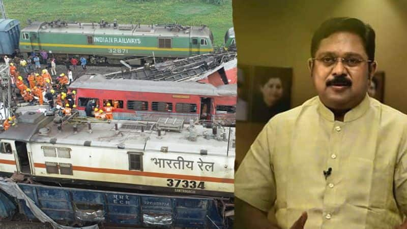 288 people died in the train accident... Shocking and painful! TTV Dhinakaran