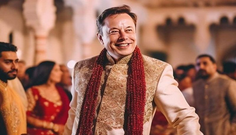 Twitter boss Elon Musk's photo in Indian groom outfit goes viral, his  Reaction is - bsb