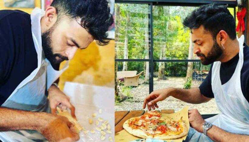పీజ్జా తయారీలో వరుణ్ తేజ్ బిజీ, లావణ్య త్రిపాఠి ఎక్కడా అని అడుగుతున్న నెటిజన్లు