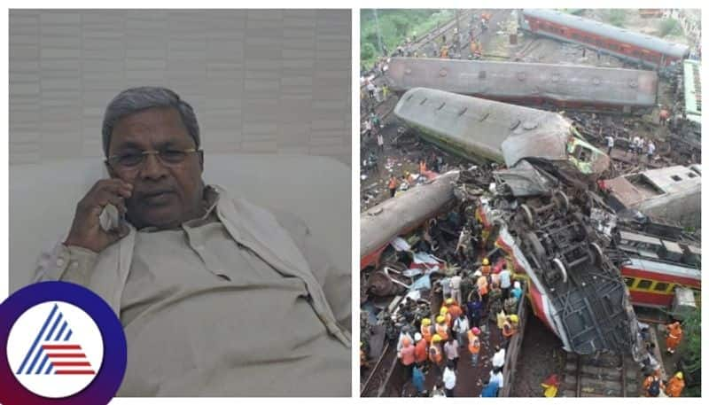 CM siddaramaiah phone call to  Mysuru residents who were stuck at odisha train accident kannada news gow