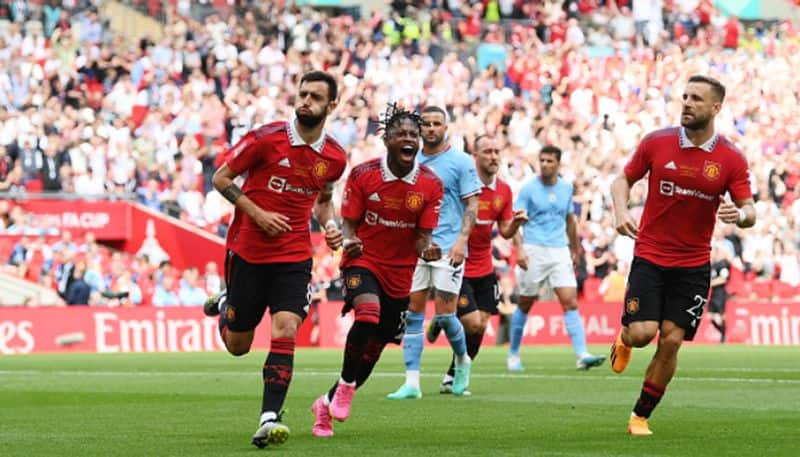 FA Cup 2023 Final Man City vs Man United Bruno Fernandes penalty gave reply to Ilkay Gundogan first minute goal jje 