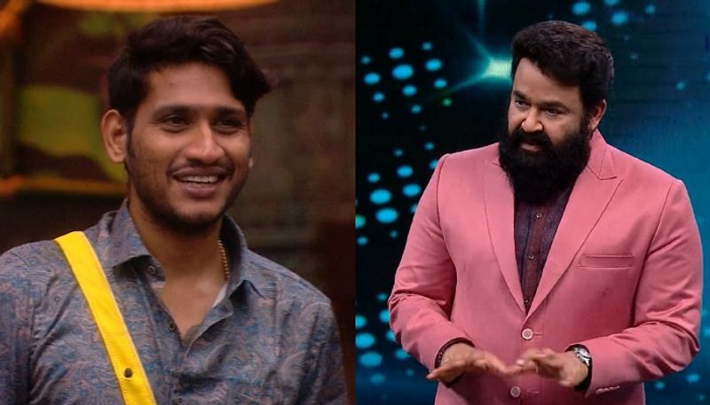 akhil marar to mohanlal in bigg boss malayalam season 5 nsn