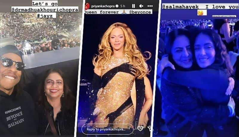 Priyanka Chopra enjoys Beyonce's concert; actress shares pictures featuring Salma Hayek, Jay Z RBA