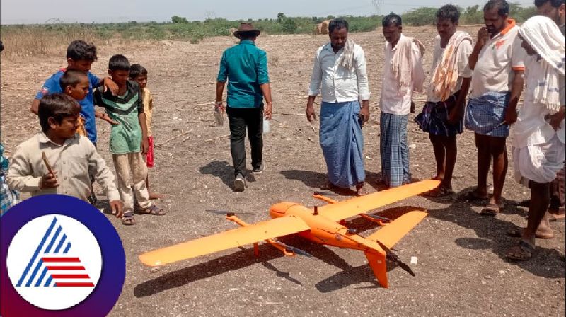 Land survey in Koppal district using drone camera rav