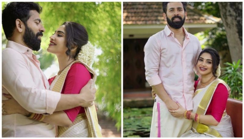 ameya mathew introduces her fiance kiran kattikaran vvk