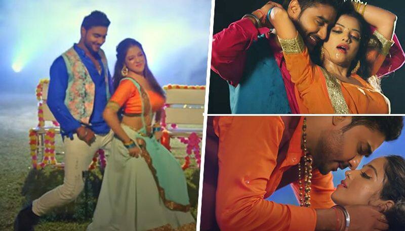 Bhojpuri SEXY video Khushi Dubey Pradeep Pandey song une Ke Garmi Bhayil Ba Jawani is not to be missed  RBA