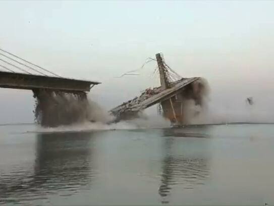 Bihar Bridge Collapse Show Cause Notice Given To Construction Company KRJ