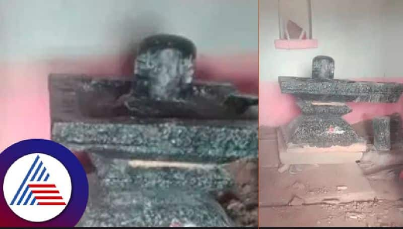 Miscreants dug up Shivlinga for treasure in chittapur at kalaburgi rav