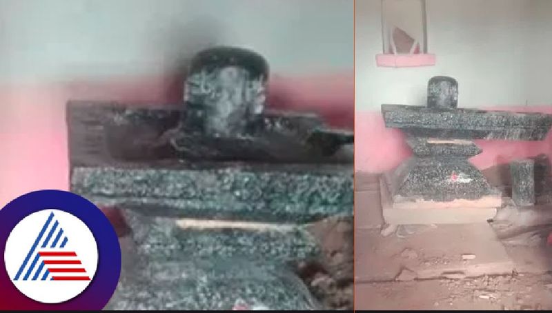 Miscreants dug up Shivlinga for treasure in chittapur at kalaburgi rav