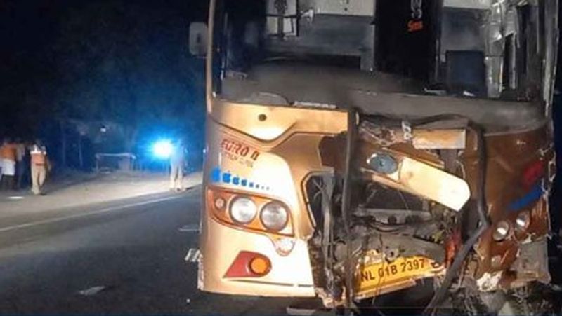 Omni bus collided with ambulance.. 3 people died in Perambalur