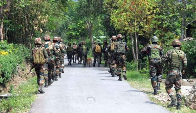 A land mine exploded at LOC in Jammu and Kashmir. Three jawans were injured..ISR